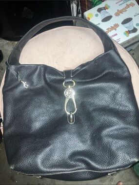 Dooney & Bourke Black Leather Hobo Bag